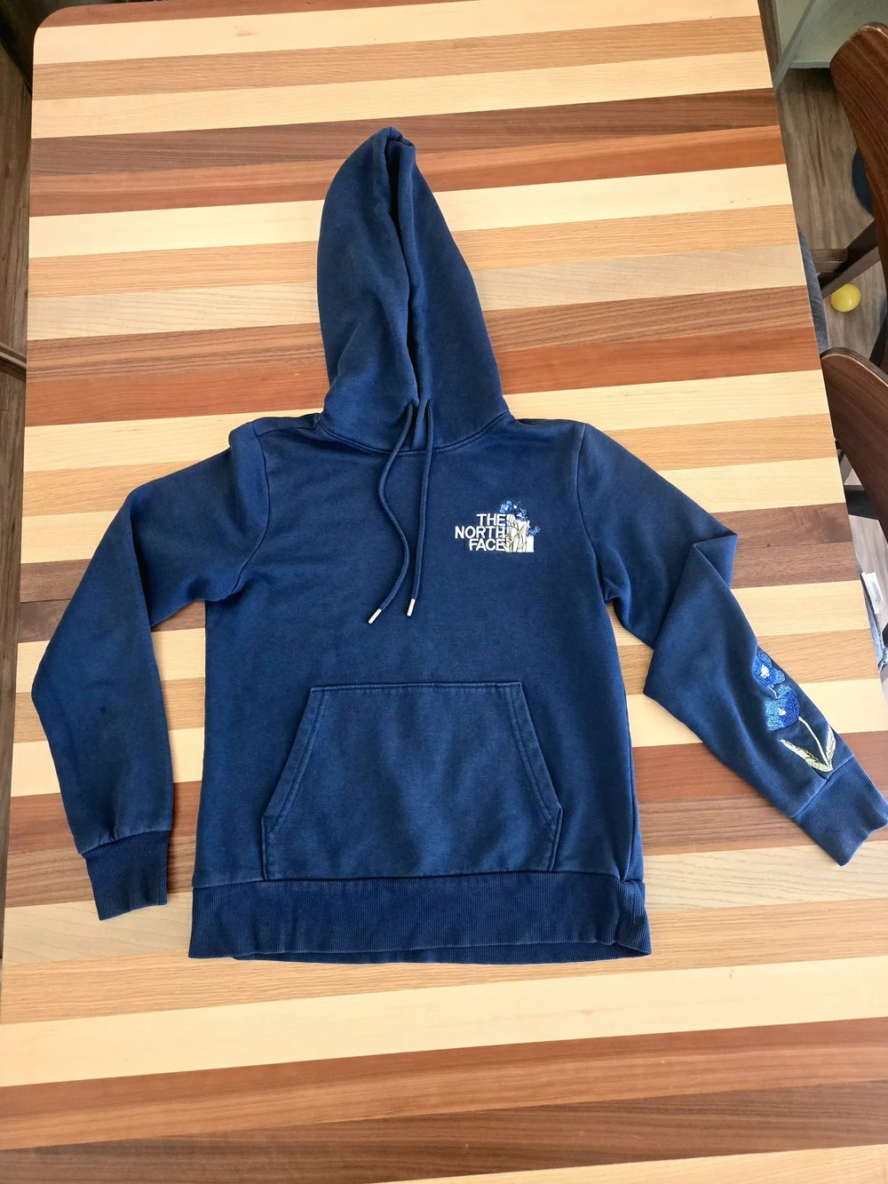 The North Face Women's Himalayan Bottle Source Blue Drawstring Hoodie Size XS